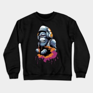 Crazy Cool Monkey Crewneck Sweatshirt